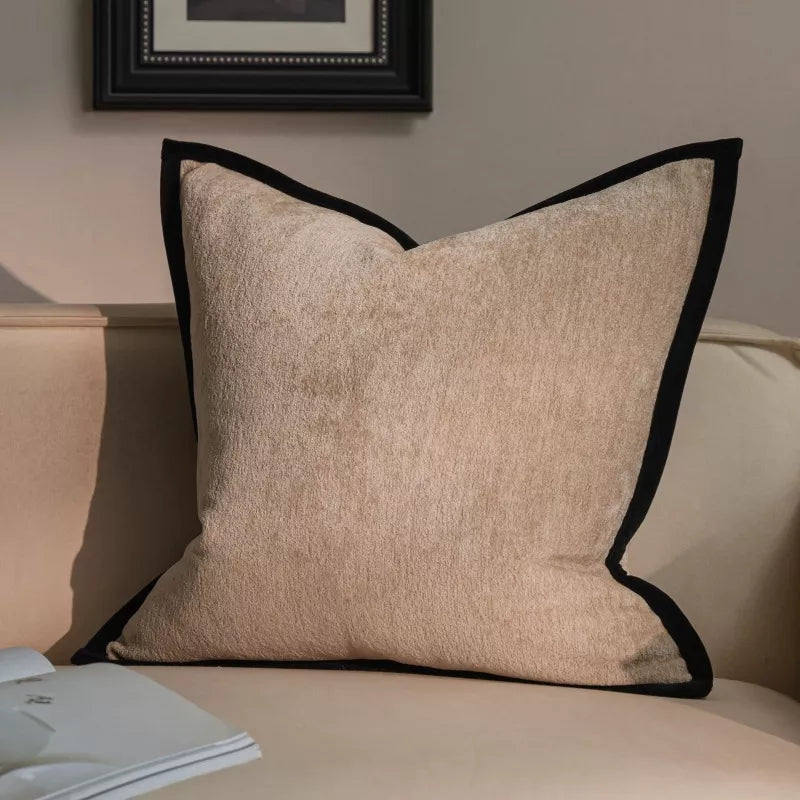 Chenille Textured Square Cushion Cover