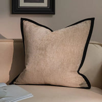 Chenille Textured Square Cushion Cover
