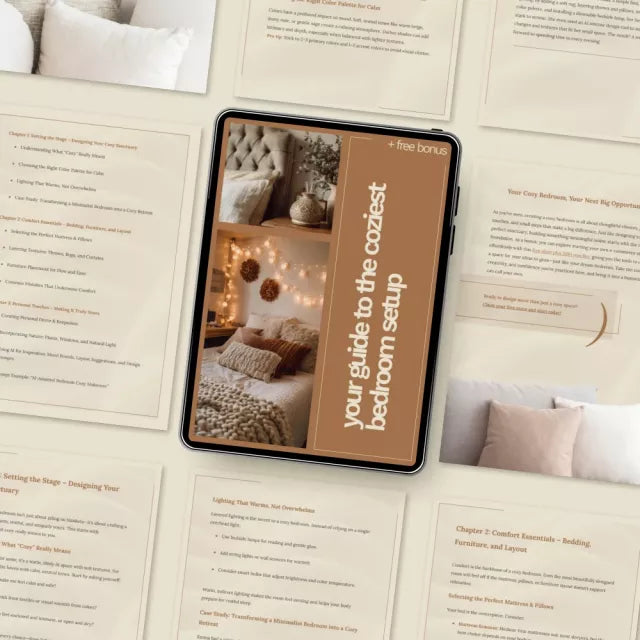 Your Guide to the Coziest Bedroom Setup – Cozy Bedroom Setup Guide, Digital Download eBook, AI-Assisted Bedroom Makeover Planner, Printable Home Decor Checklist, Bedroom Styling Guide for Calm & Comfort