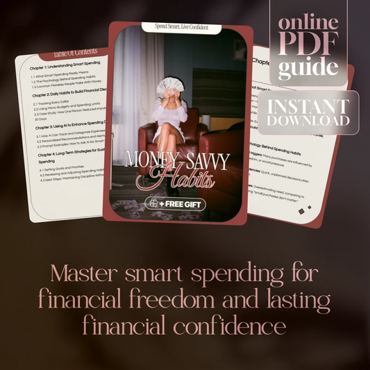 Spend Smart, Live Confident: Money-Savvy Habits Guide for Smart Spending, Financial Discipline & AI-Driven Decisions