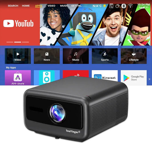 4K Ultra Bright Smart Home Theater Projector with Android 15 - DSARD