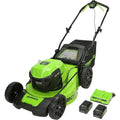 DSARD Efficient & Eco-Friendly Cordless Lawn Mower with LED Headlights, Dual Batteries & Rapid Charger - DSARD