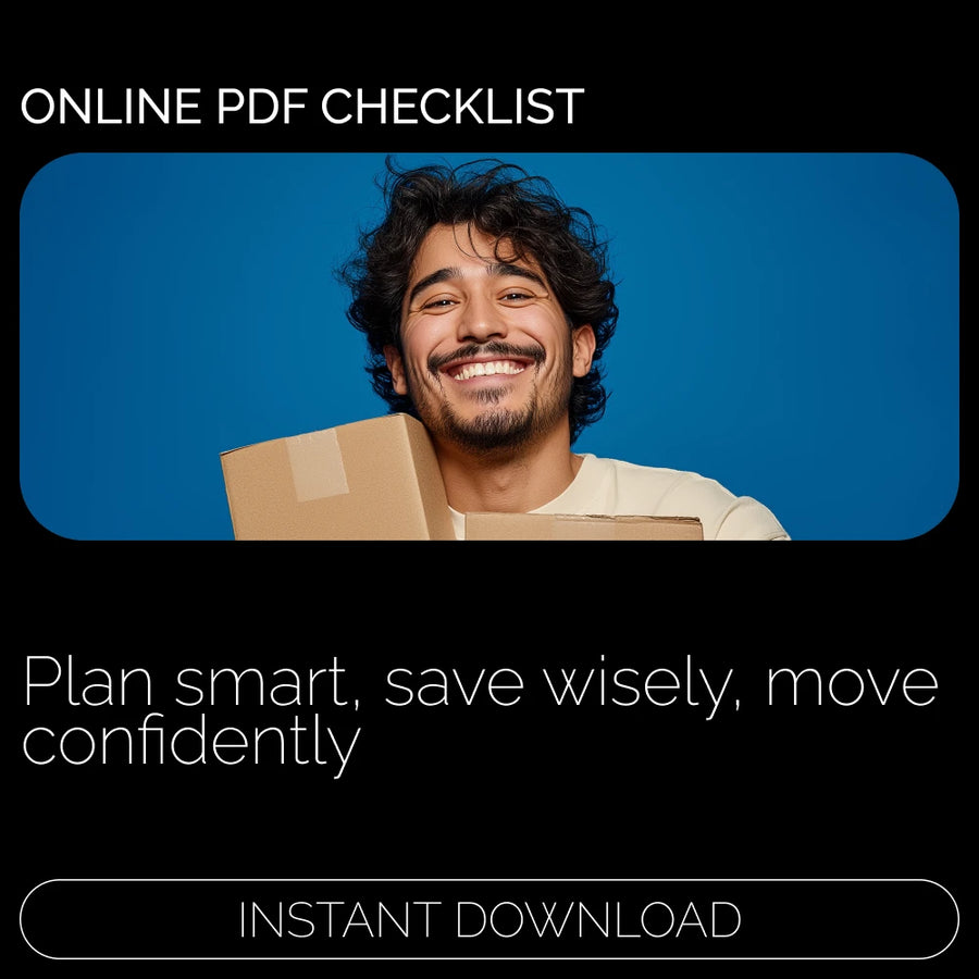 Your Move-Out Savings Checklist | Printable Moving Budget Planner | Step-by-Step Guide on How to Save Money to Move Out | Digital Download