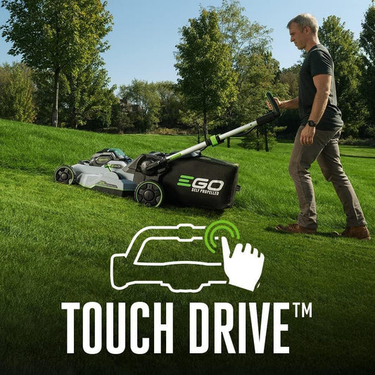DSARD 21-Inch 56-Volt Cordless Select Cut Lawn Mower with Self-Propelled Touch Drive Technology – Battery Powered - DSARD