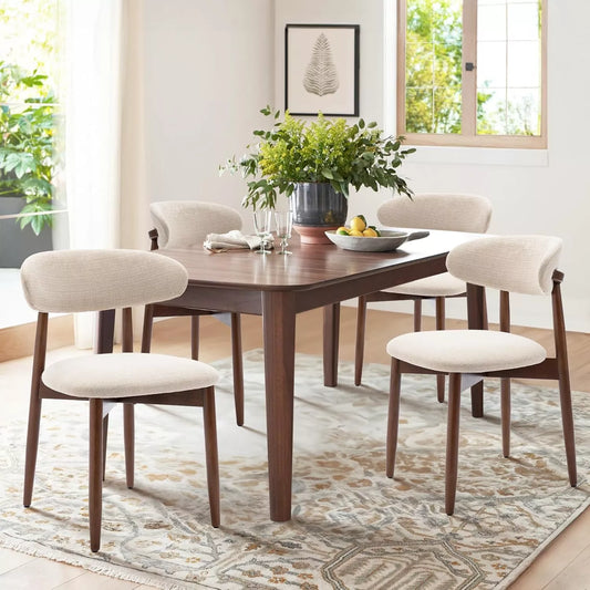 Set of 4 Modern Wooden Dining Chairs - DSARD