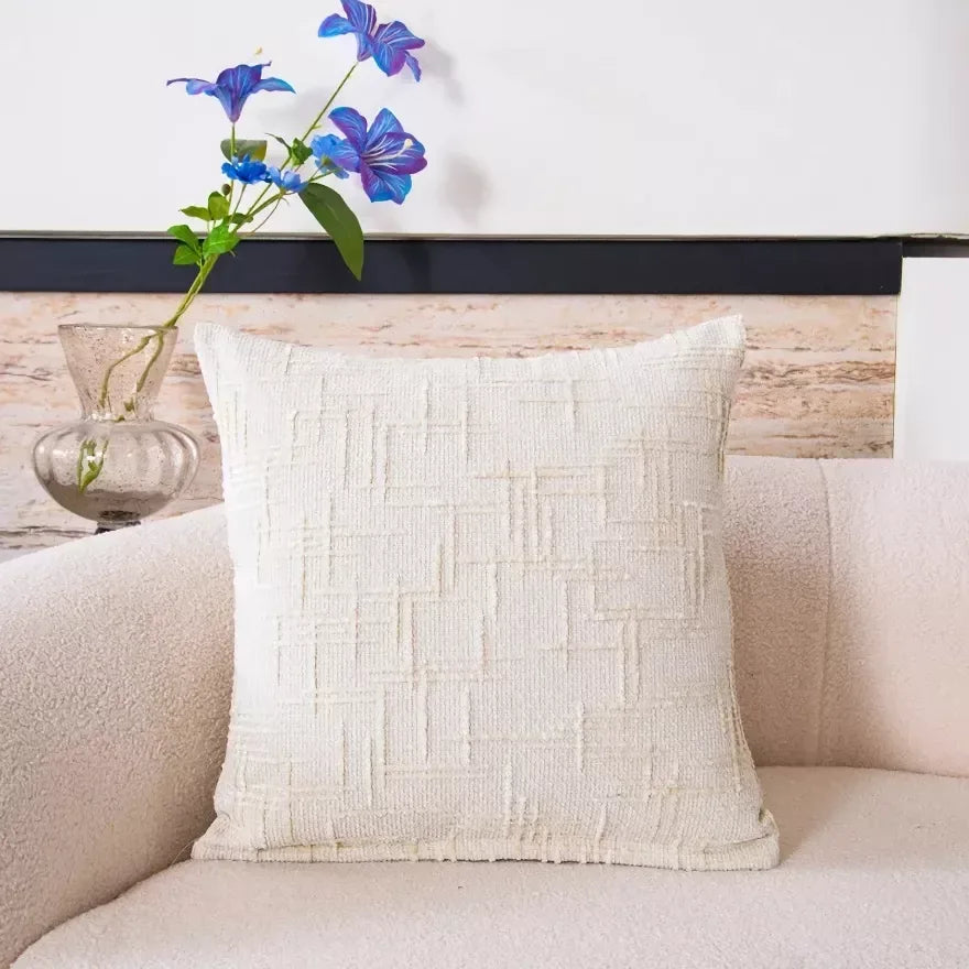 Coarse Linen Seat Cushion Cover – Soft, Breathable, and Decorative Backrest Cover for Office and Car - DSARD