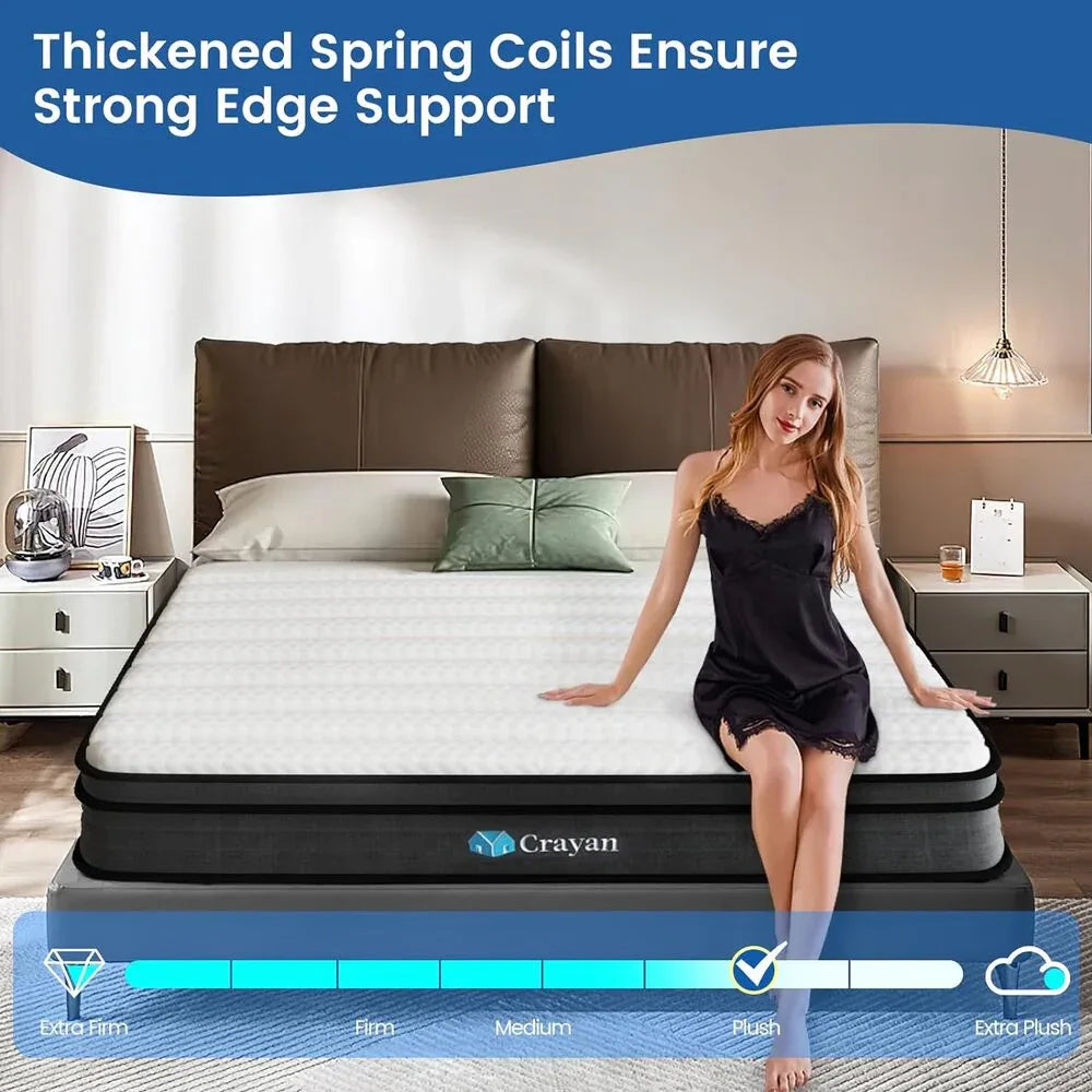 10 Inch Hybrid Full Mattress - DSARD - DSARD