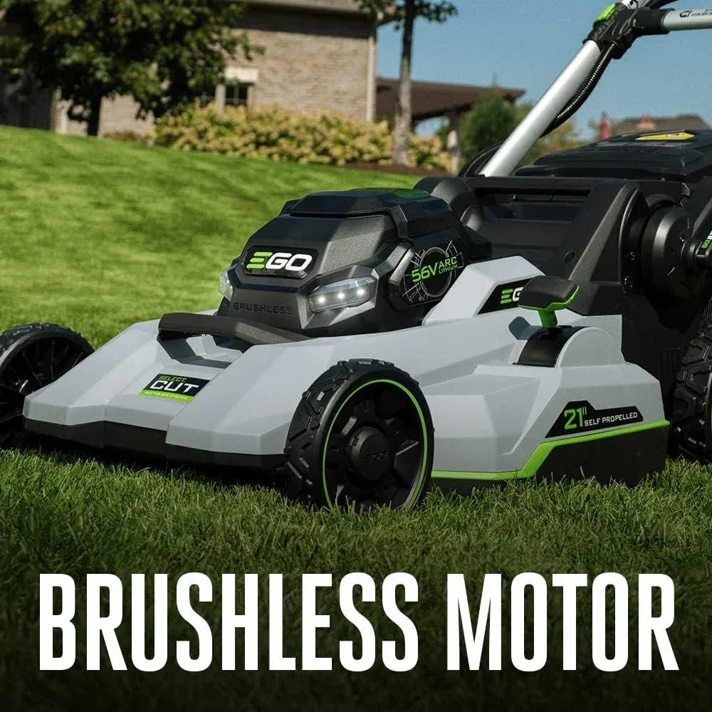 DSARD 21-Inch 56-Volt Cordless Select Cut Lawn Mower with Self-Propelled Touch Drive Technology – Battery Powered - DSARD