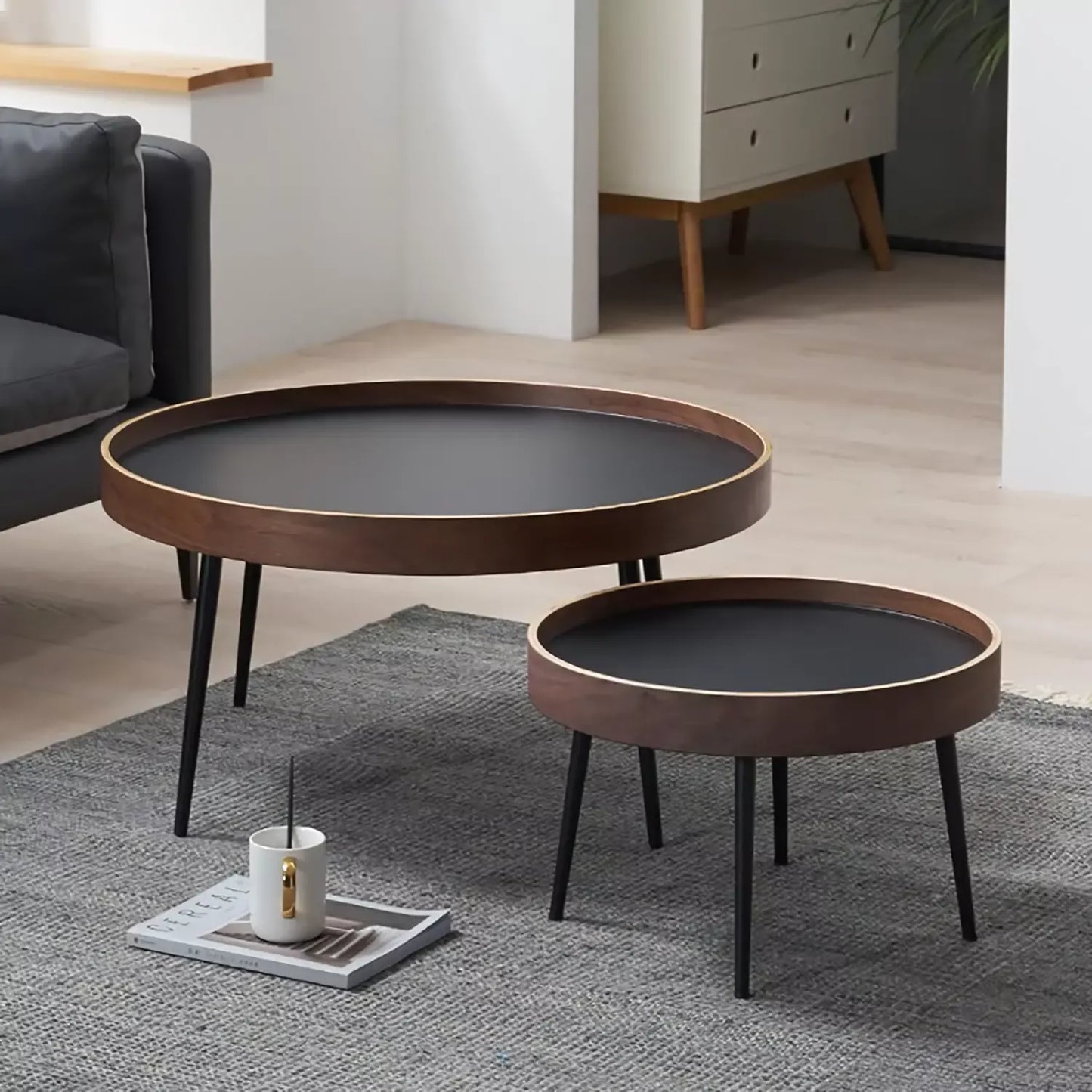 DSARD Modern Minimalist Round Coffee Table