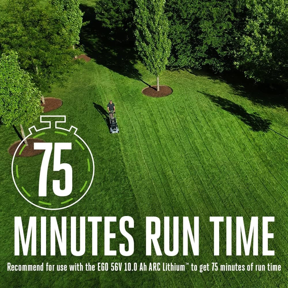 DSARD 21-Inch 56-Volt Cordless Select Cut Lawn Mower with Self-Propelled Touch Drive Technology – Battery Powered