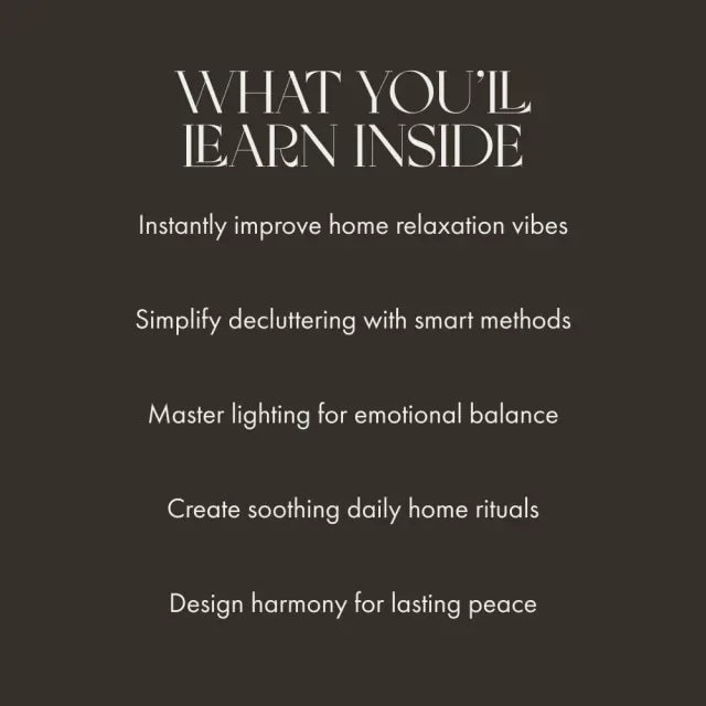 Creating a Relaxing Mood at Home – A Complete Digital Guide on How to Set Mood at Home for Relaxation | Transform Your Space with Light, Scents, and Calm Rituals - DSARD