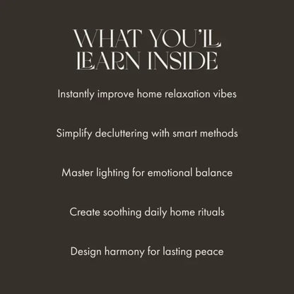 Creating a Relaxing Mood at Home – A Complete Digital Guide on How to Set Mood at Home for Relaxation | Transform Your Space with Light, Scents, and Calm Rituals - DSARD