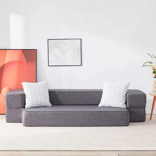 Luxurious Convertible Floor Sofa Bed with Storage - DSARD