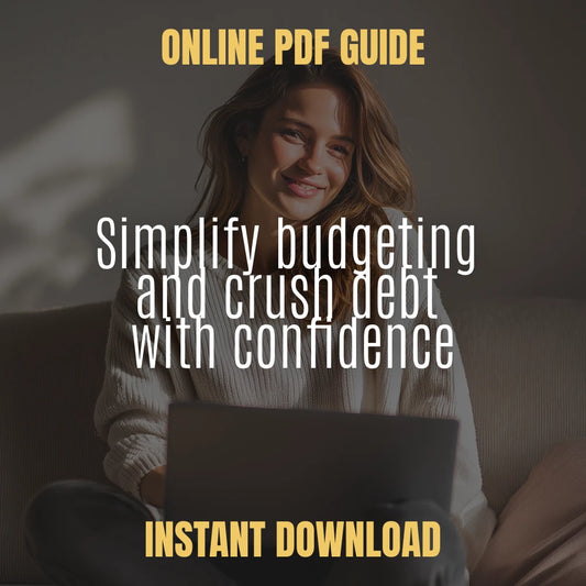 Break Free: A Simple Guide to Budgeting and Crushing Debt | Easy Step-by-Step Workbook on How to Budget and Pay Off Debt | Digital Download Financial Planner
