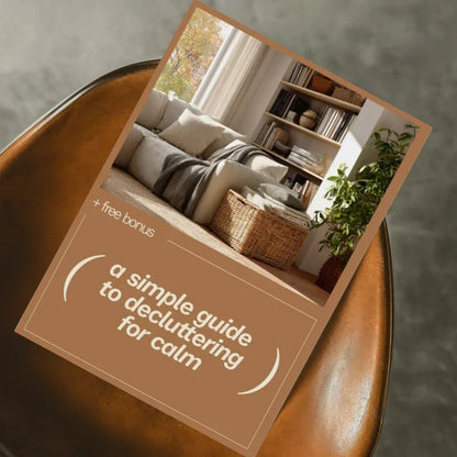 A Simple Guide to Decluttering for Calm – Minimalist Home Organization Guide, Digital Declutter Checklist, Cozy Living eBook for Stress-Free Tidying - DSARD