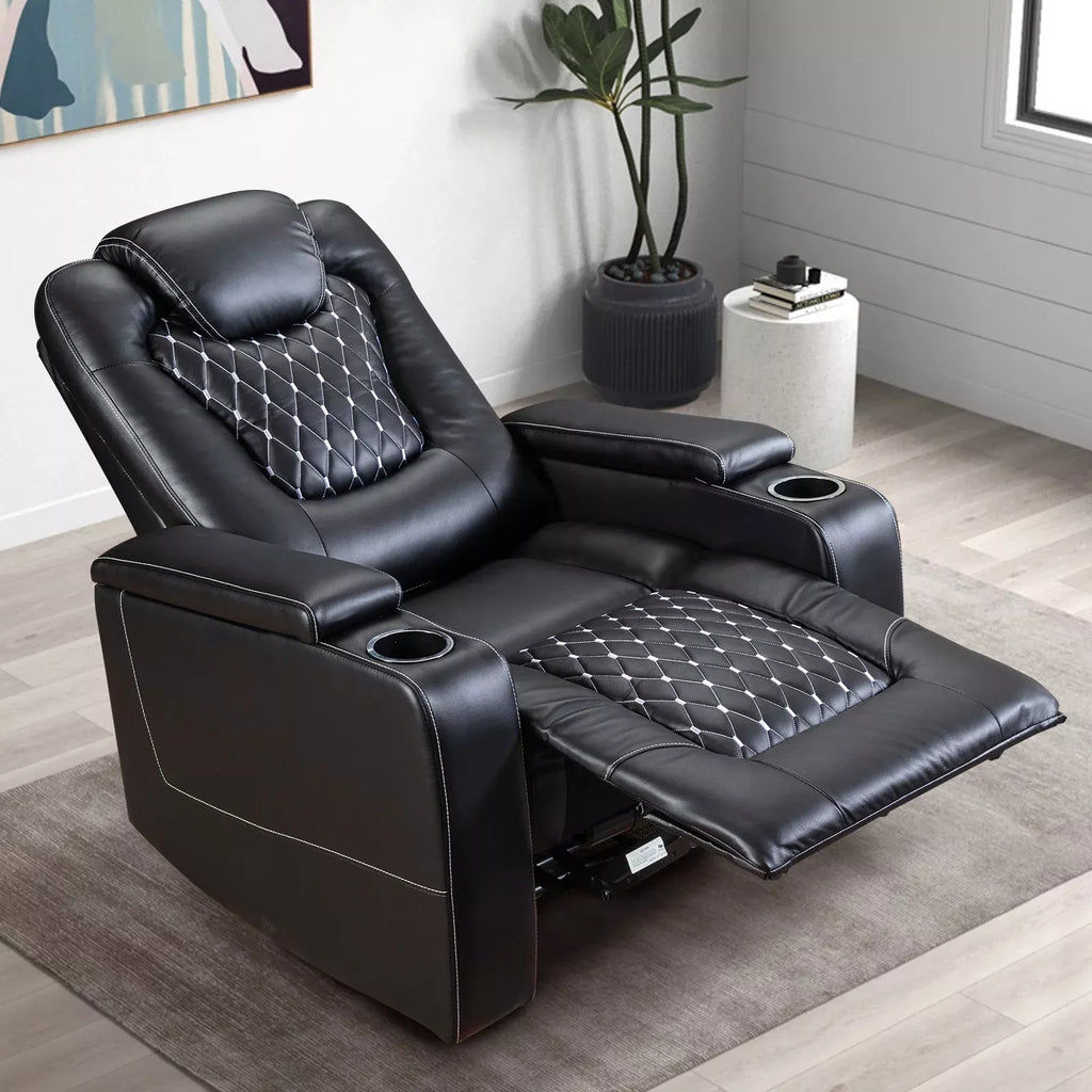 Power Recliner Chair with USB Ports, Cup Holders & Hidden Storage - DSARD