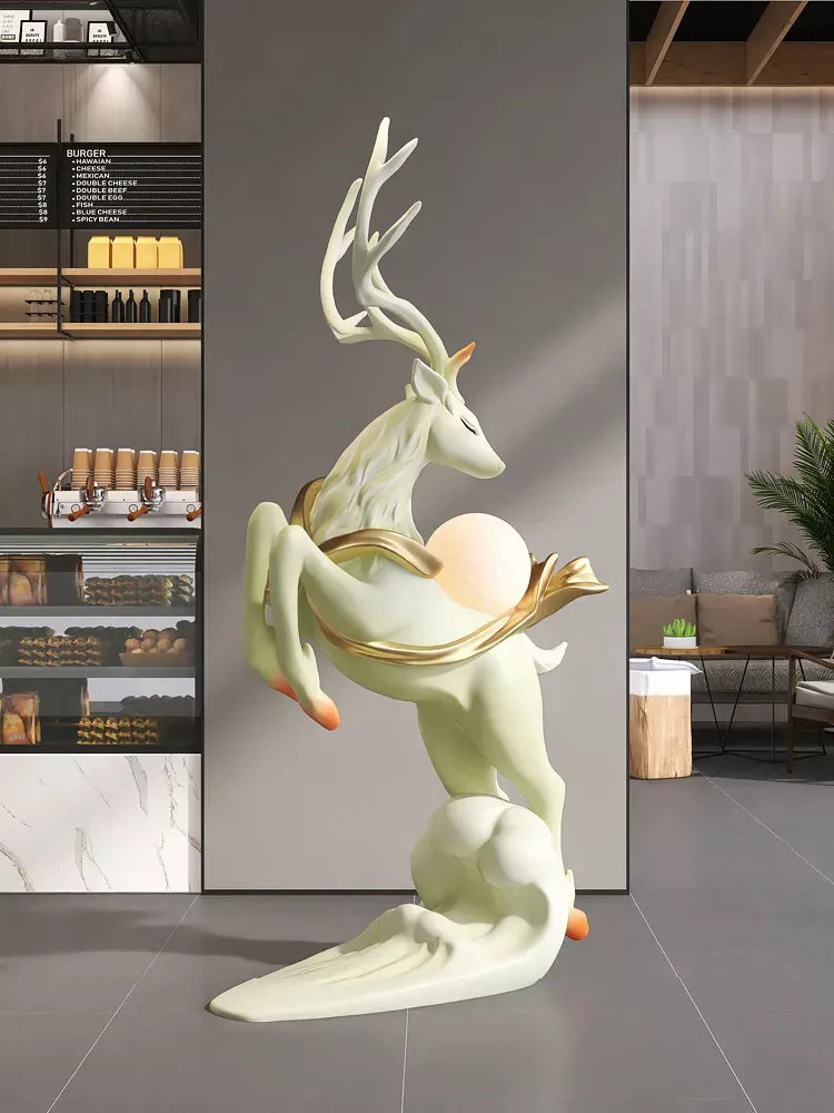 Nordic Elk Floor Lamp