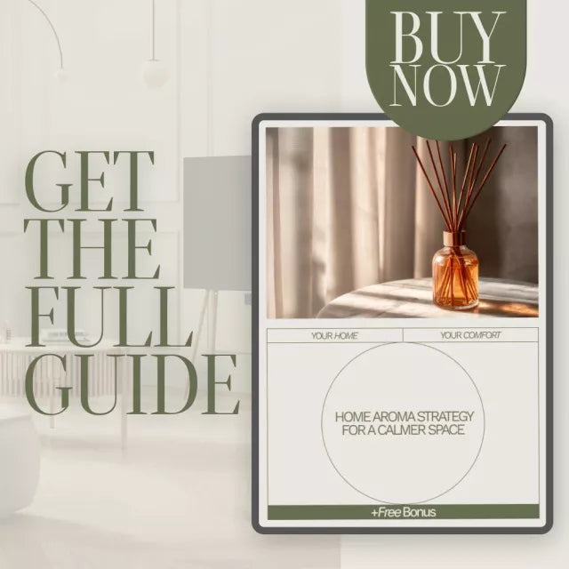 Home Aroma Strategy for a Calmer Space | Printable Guide | Digital Download for Stress Relief, Home Scent Planning, Essential Oil Routine, and Mindful Living