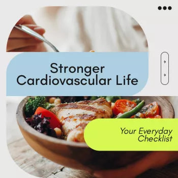 Your Everyday Checklist for a Stronger Cardiovascular Life – Simple Heart Healthy Diet Daily Planner, Easy Heart Care Habits, Printable Wellness Checklist
