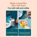 DSARD Deluxe Semi-Automatic Espresso Coffee Maker with Steam Milk Frother - DSARD