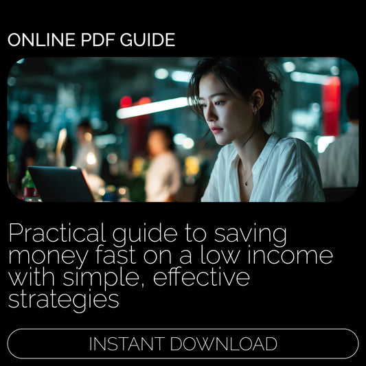 Thrifty Living: How to Save Money Fast on a Low Income – Budgeting Guide, Saving Hacks & Money-Making Tips | Digital Download eBook for Frugal Living & Fast Savings