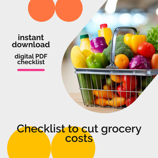 Grocery Savings Power Checklist | Printable Grocery Budget Checklist | Smart Shopping, AI Tools & How to Save on Grocery Bill