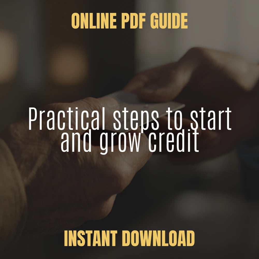 Building Credit When You Have None | Step-by-Step Checklist on How to Build Credit With No Credit | Beginner-Friendly Financial Guide | Digital Download