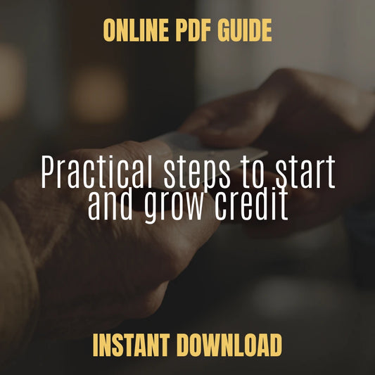 Building Credit When You Have None | Step-by-Step Checklist on How to Build Credit With No Credit | Beginner-Friendly Financial Guide | Digital Download