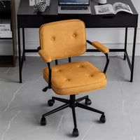 Compact Swivel Office Chair with Armrests - DSARD - DSARD