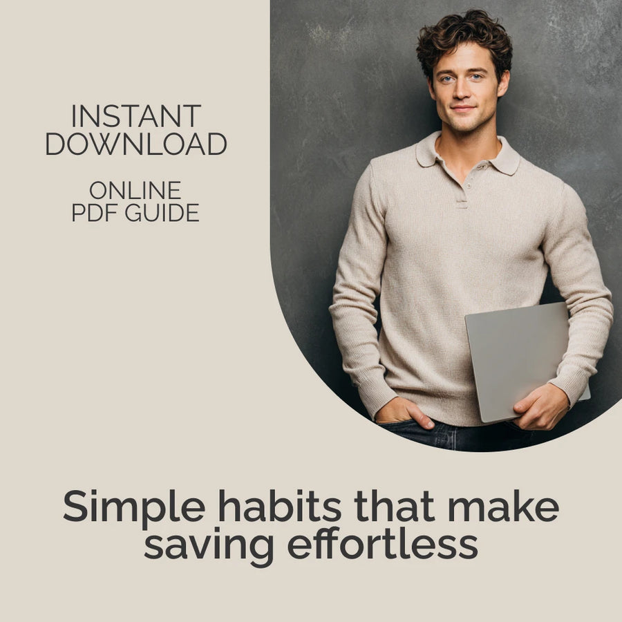 Build a Habit That Grows Your Wealth | Simple Step-by-Step Guide to Starting a Savings Habit | Digital Download for Everyday Money Success