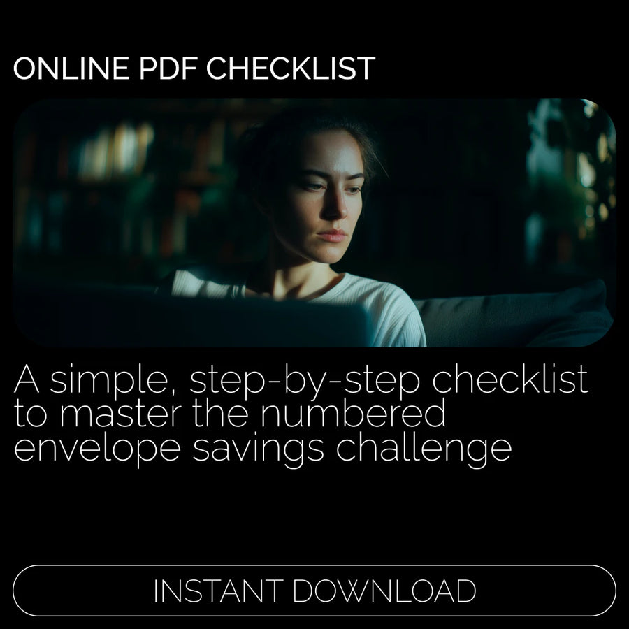The Ultimate Numbered Envelope Savings Challenge Checklist | Budget Printable | Digital Download | Money-Saving Planner | numbered envelopes to save money Guide