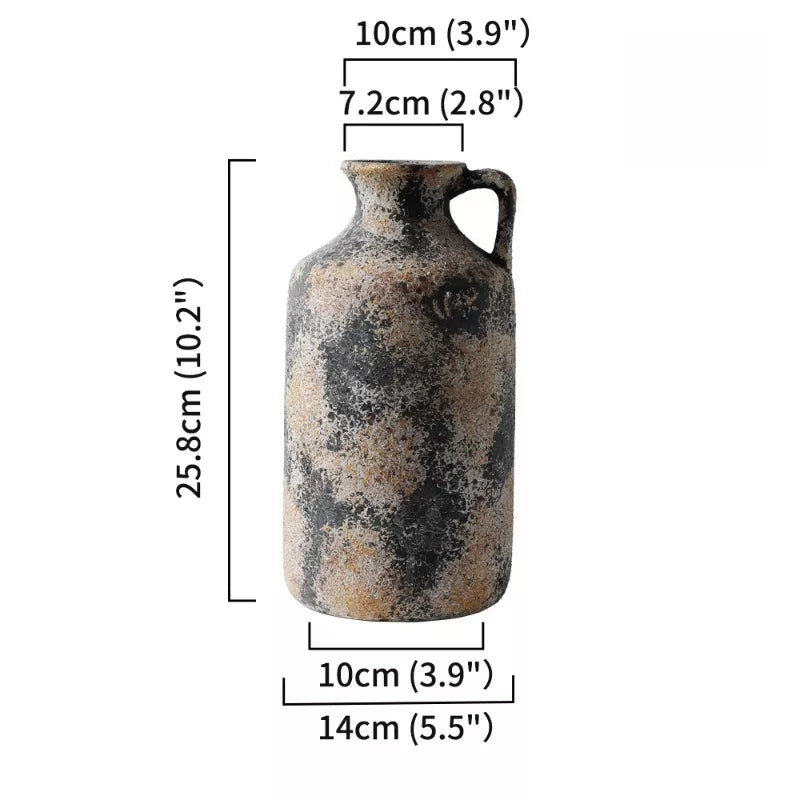 Vintage Ceramic Vase 10 Inch