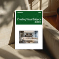Creating Visual Balance at Home | Interior Design Guide, Home Decor eBook, Room-by-Room Styling Checklist, AI Interior Design Planner - DSARD