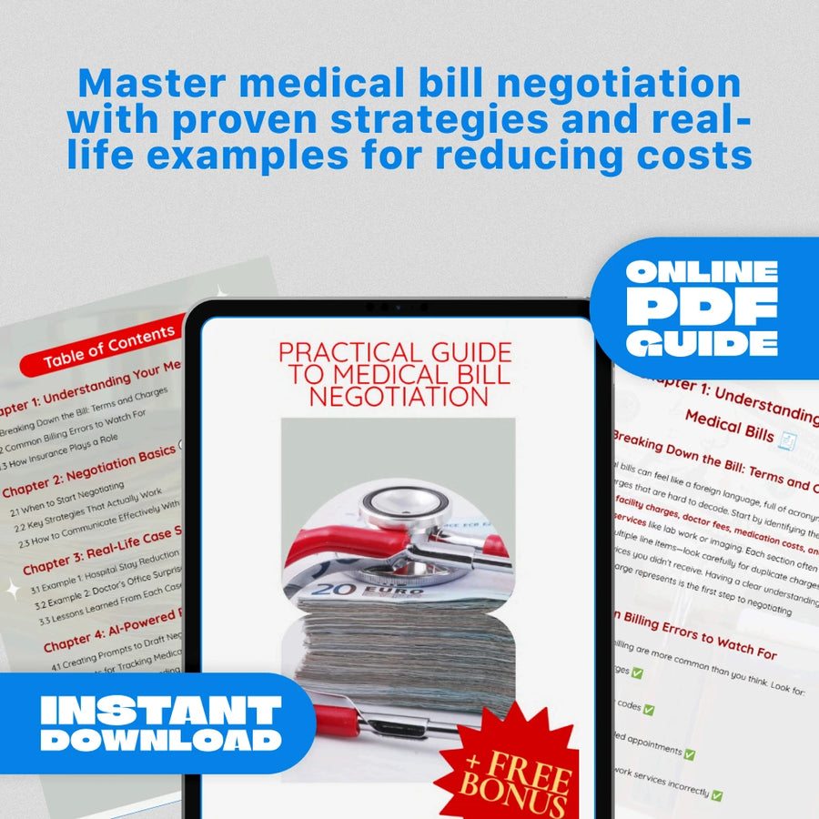 Practical Guide to Medical Bill Negotiation: Master Your Healthcare Costs with Proven Strategies