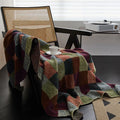 Vintage Buffalo Grid Fluffy Microfiber Knit Throw Blanket