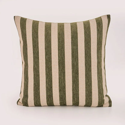 Nordic Snowy Striped Chenille Pillow Cover – Thickened Wear-Resistant Cushion for Sofa