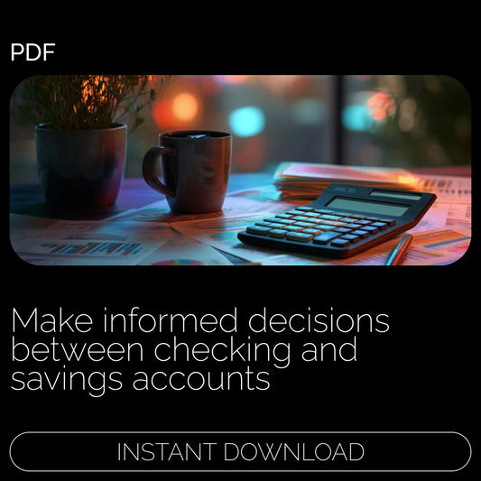 Checking Account vs Savings Account: Making the Right Choice – A Complete Guide to Managing Your Finances