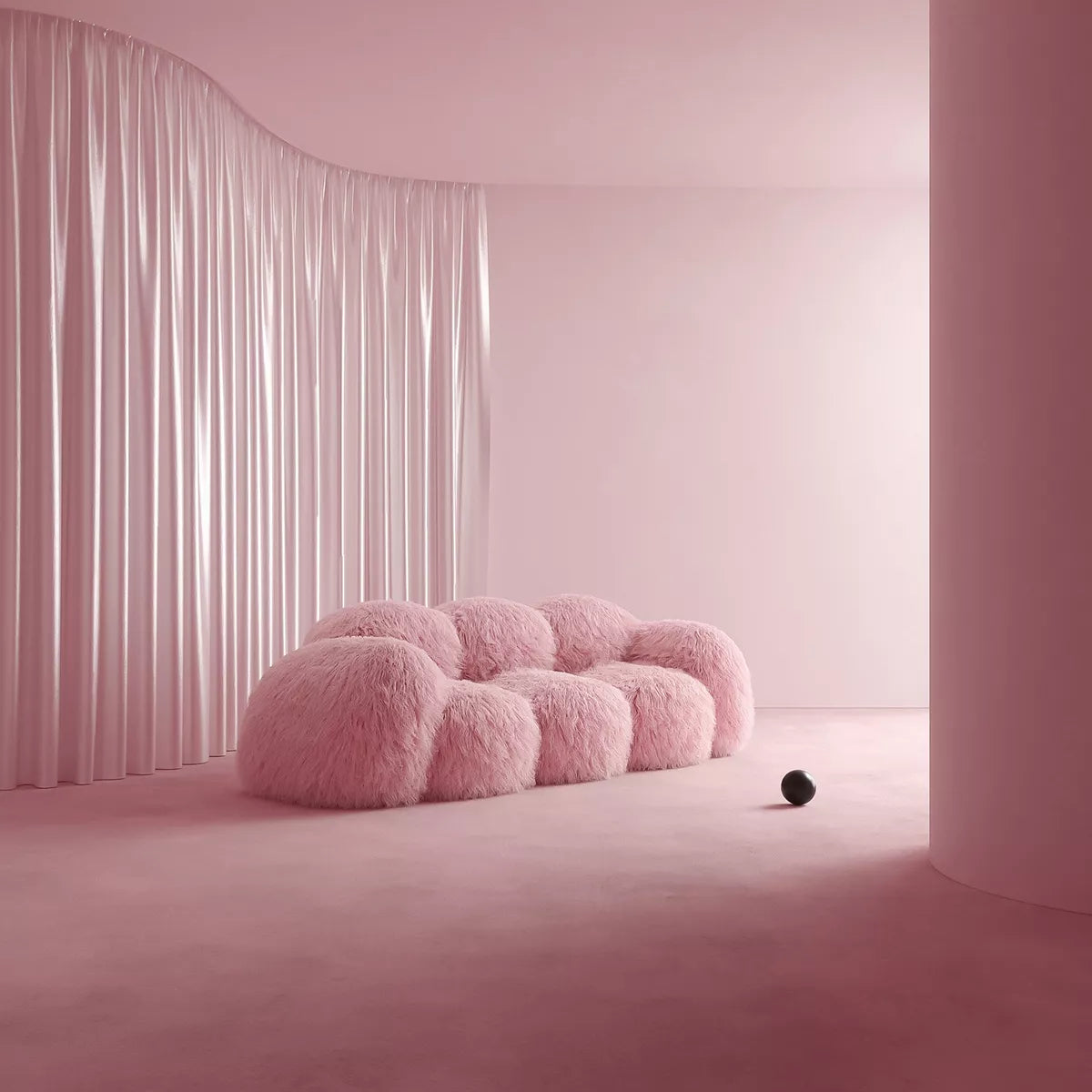 Modern Nordic Plush Sofa Chair - DSARD