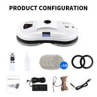Rechargeable Cordless Window Vacuum Cleaner with Auto Spray