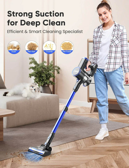 6-in-1 Cordless Stick Vacuum Cleaner - Powerful, Lightweight, Bagless - DSARD