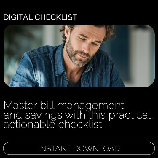 Smart Bills Smart Savings Checklist – How to Manage Bills and Save Money Like a Pro