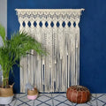 Boho Chic Beige Macrame Wall Hanging Tapestry - DSARD