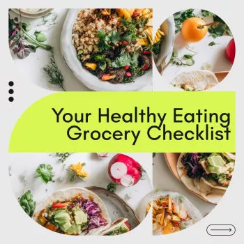 Your Ultimate Healthy Eating Grocery Checklist | Printable Grocery List for Healthy Eating, Clean Eating Shopping Guide, Meal Planning Checklist