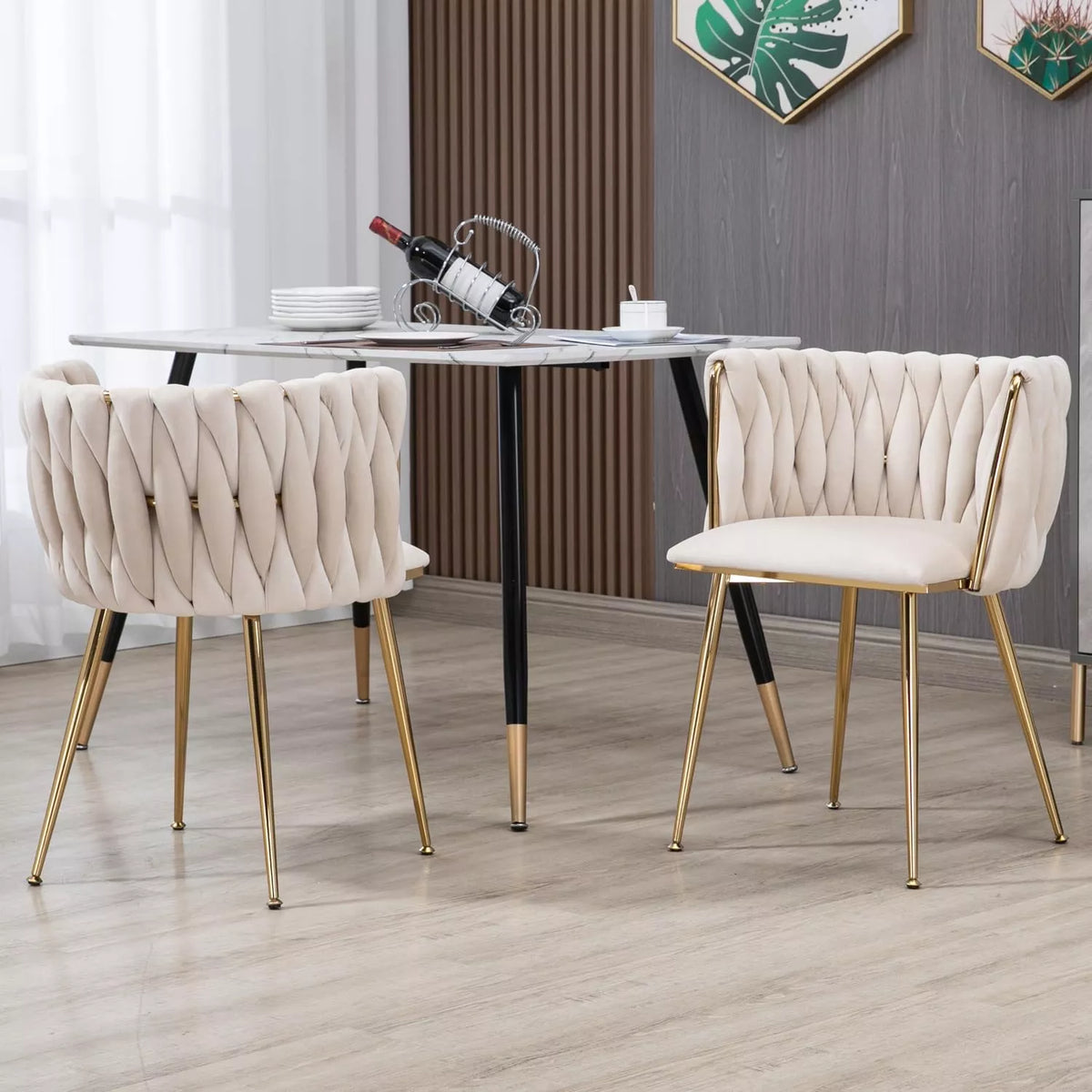 Modern Velvet Dining Chairs Set of 4 - DSARD