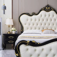 Waterproof Soft Double Bed with Luxury Oak Frame - DSARD