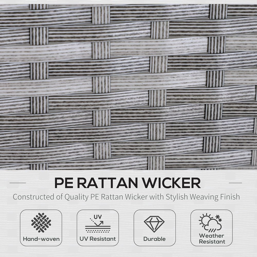 5-Piece Outdoor L-Shaped Sectional Sofa Set - DSARD