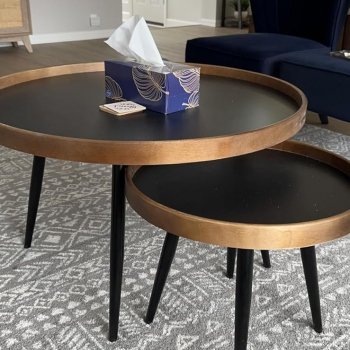 DSARD Modern Minimalist Round Coffee Table