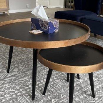 DSARD Modern Minimalist Round Coffee Table - DSARD