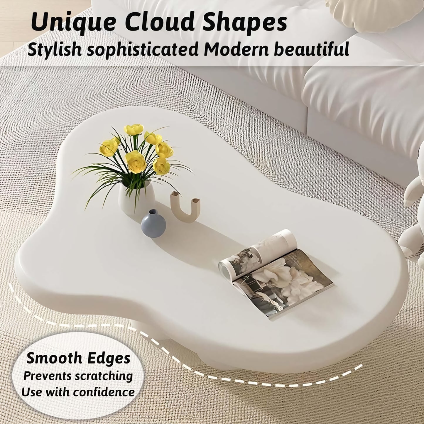 Modern Minimalist Cloud-Shaped Coffee Table - DSARD