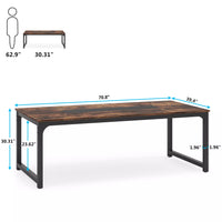 Modern Executive Desk with 70.8″ Extra Wide Surface for Office or Home Workspace - DSARD